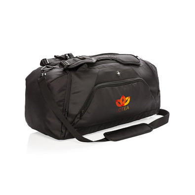 SWISS PEAK® Wochenend- Rucksacktasche RFID, schwarz