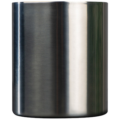 Tasse aus Metall, grau