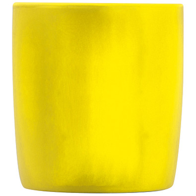 Tasse matt gummiert, 300 ml, gelb