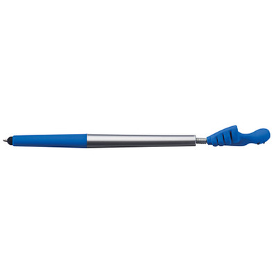 Touch-Kugelschreiber Smile-Hand, blaue Mine, Blau
