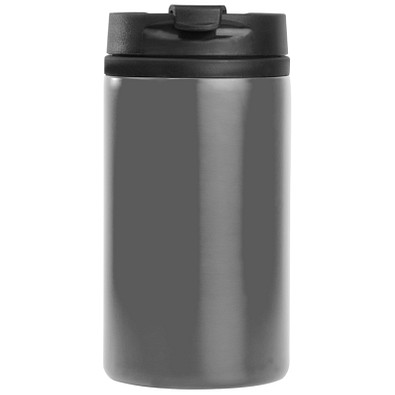 Trinkbecher aus Metall, 250 ml, grau