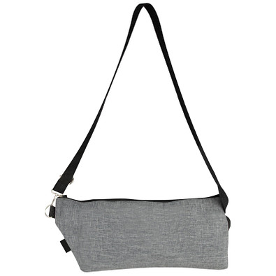 Umhängetasche aus Polyester, grau