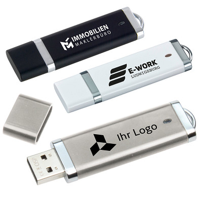 USB-Stick Budget, 4 GB, weiß