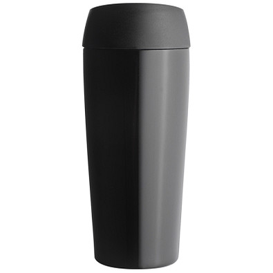 Vakuum-Trinkbecher aus Edelstahl, 400 ml, schwarz