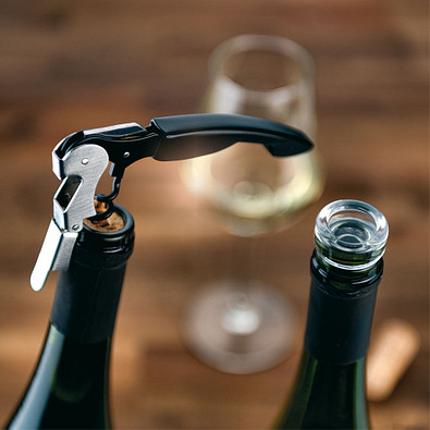 Vanilla Season® YANARIA Weinset aus Korkenzieher mit Glaststopfen