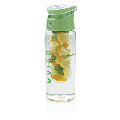 XD COLLECTION Verschließbare Aromaflasche, 700 ml, transparent/grün