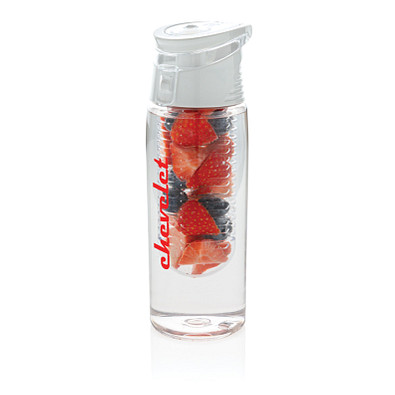 XD COLLECTION Verschließbare Aromaflasche, 700 ml, transparent/weiß