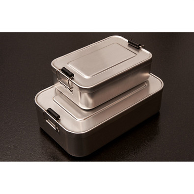 Vorratsdose Aluminium, silber