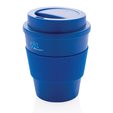 XD COLLECTION Wiederverwendbarer Kaffeebecher, 350 ml, blau