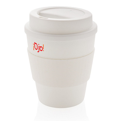 XD COLLECTION Wiederverwendbarer Kaffeebecher, 350 ml, weiß