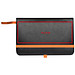 Notizbuch Retro, DIN A6, liniert, schwarz/orange