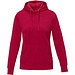 Charon Damen Kapuzenpullover, rot, M