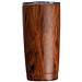 Edelstahlbecher Holzoptik Costa Rica, 550 ml, braun