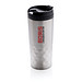 XD COLLECTION Geometrischer Becher, 300 ml, silber