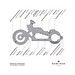 ROMINOX® Key Tool Motorbike / Motorrad (21 Funktionen) im Motiv-Mäppchen Osterhase, grün