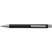 LANCE® Softtouch Metallkugelschreiber Abu-Dhabi, Beschläge silber matt, blaue Mine, schwarz