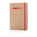 XD COLLECTION Nachhaltiges Notizbuch, DIN A5, rot