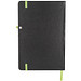 Notizbuch BlackLine, DIN A5, schwarz/apfelgrün