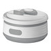 retumbler® Faltbarer To-Go Becher Anápolis, 350 ml, grau