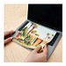 rPET GripCleaner® 4in1 Mousepad 23x20 cm , weiss / individuell
