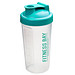 Shaker Protein, 0,6 l, teal/transparent