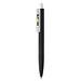 XD COLLECTION Druckkugelschreiber X3 mit Smooth-Touch, blaue Mine, transparent/schwarz