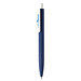 XD COLLECTION Druckkugelschreiber X3 mit Smooth-Touch, blaue Mine, dunkelblau/weiß