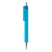 XD COLLECTION Druckkugelschreiber X8 mit Smooth-Touch, blaue Mine, hellblau