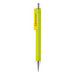 XD COLLECTION Druckkugelschreiber X8 mit Smooth-Touch, blaue Mine, limone