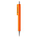 XD COLLECTION Druckkugelschreiber X8 mit Smooth-Touch, blaue Mine, orange